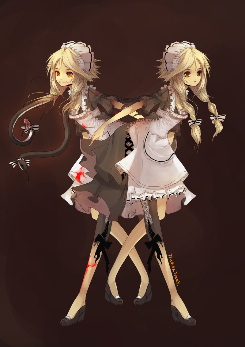 blood, claindelune, maid