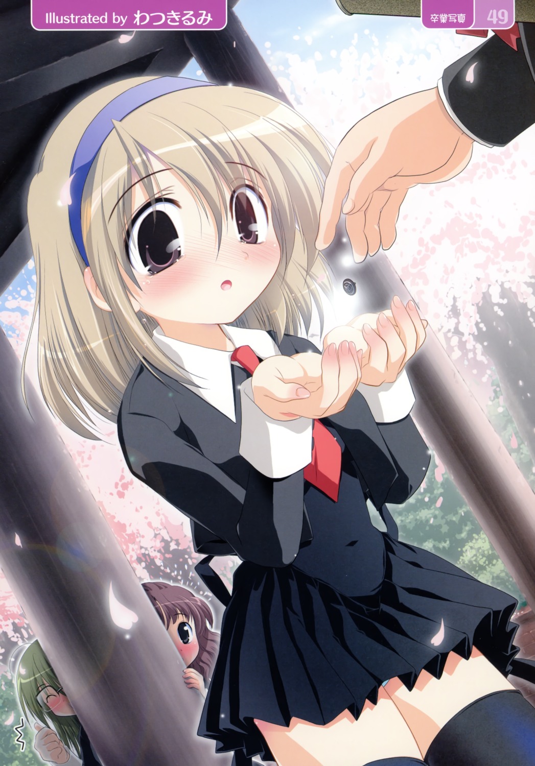 dress, megane, pantsu, seifuku, thighhighs, watsuki_ayamo