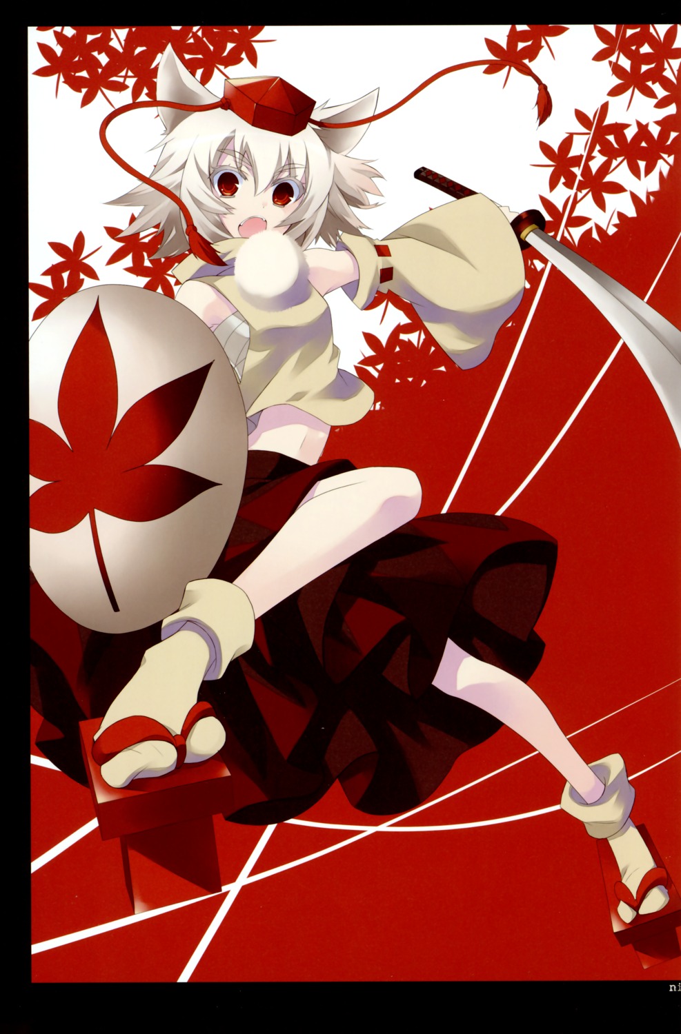 inubashiri_momiji, kyokutou_hanayome, nini, touhou