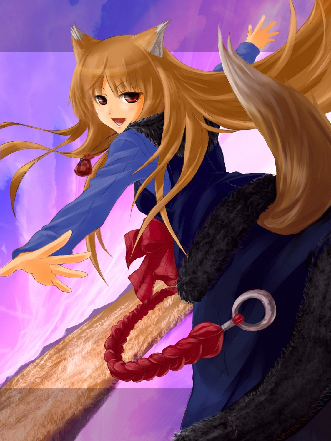 animal_ears, holo, karlwolf, spice_and_wolf, tail