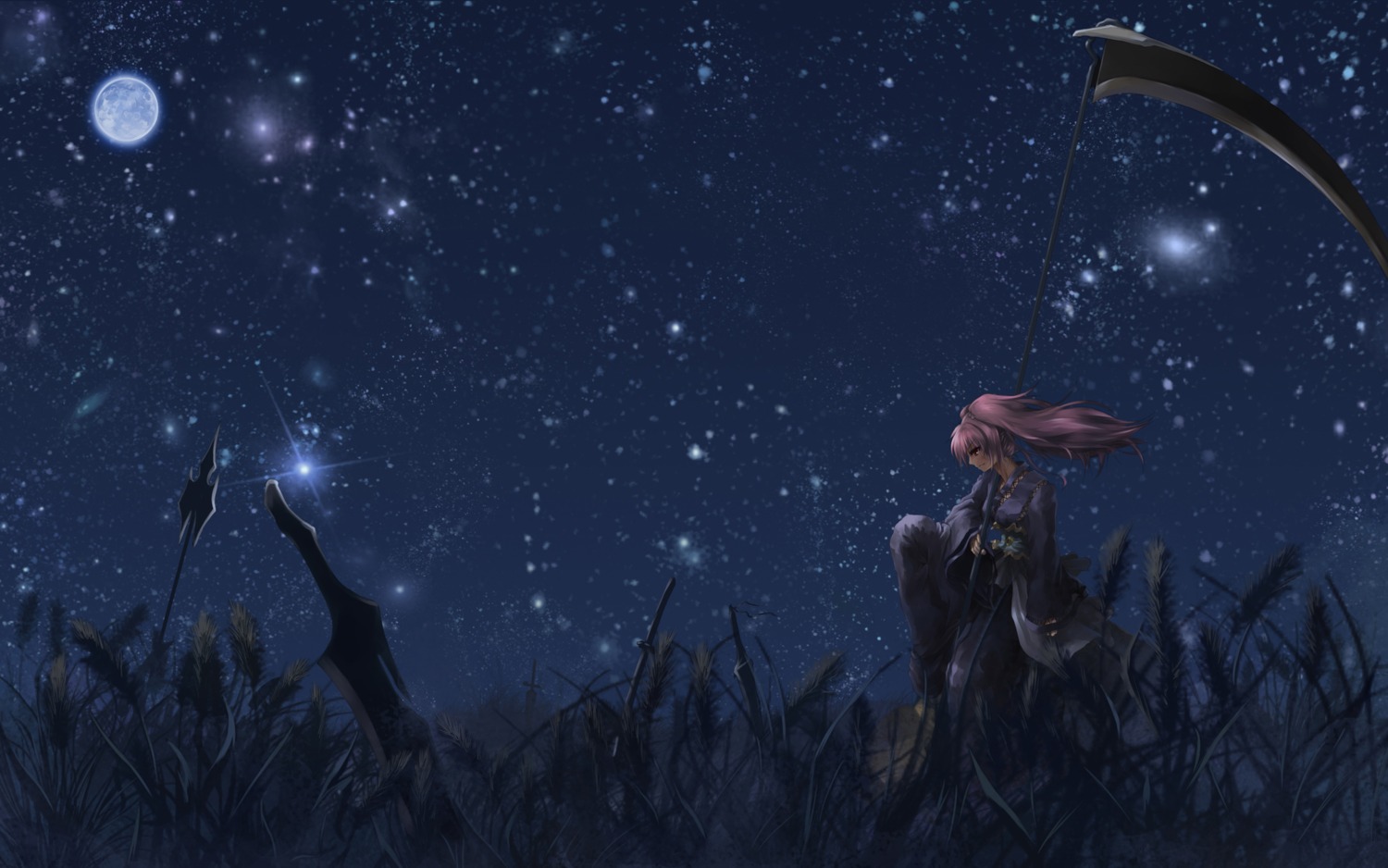 landscape, onozuka_komachi, totuka, touhou, wallpaper
