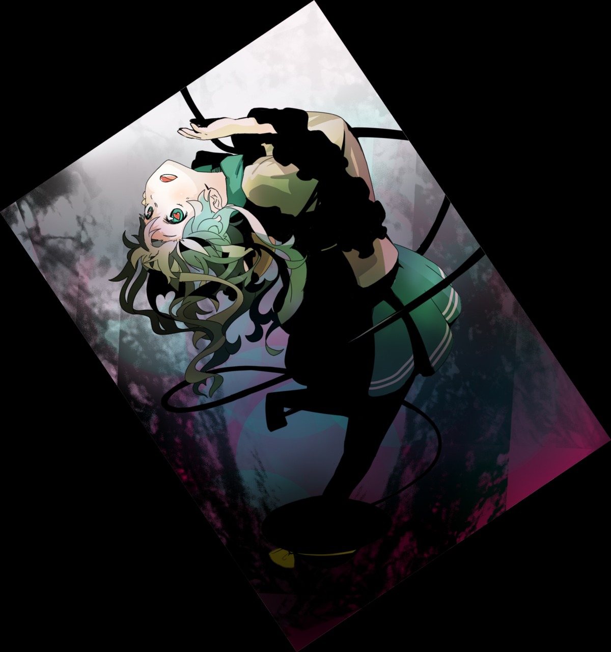 komeiji_koishi, ritsu_(roboroboro), touhou