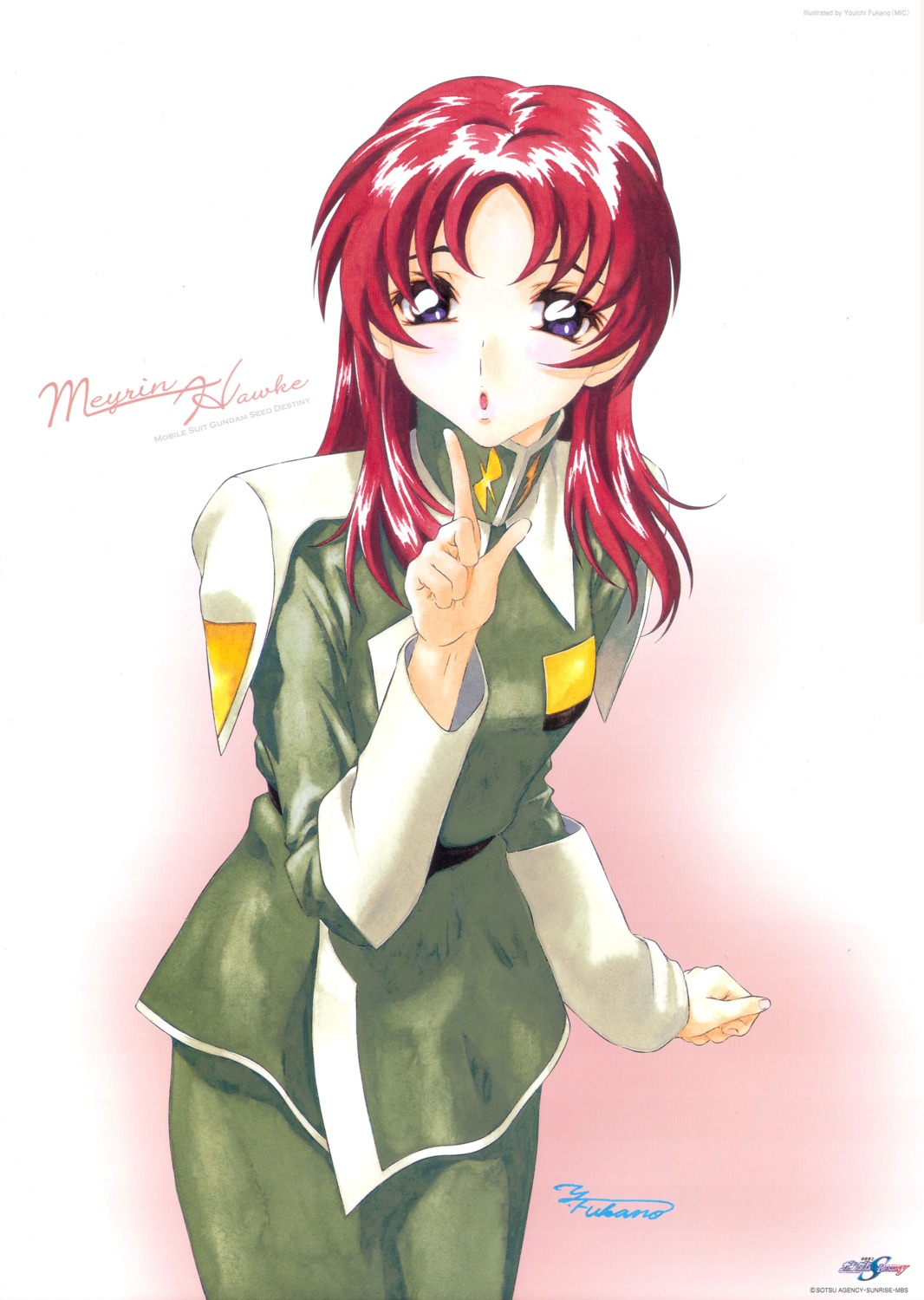 fukano_youichi, gundam, gundam_seed, gundam_seed_destiny, meyrin_hawke, uniform