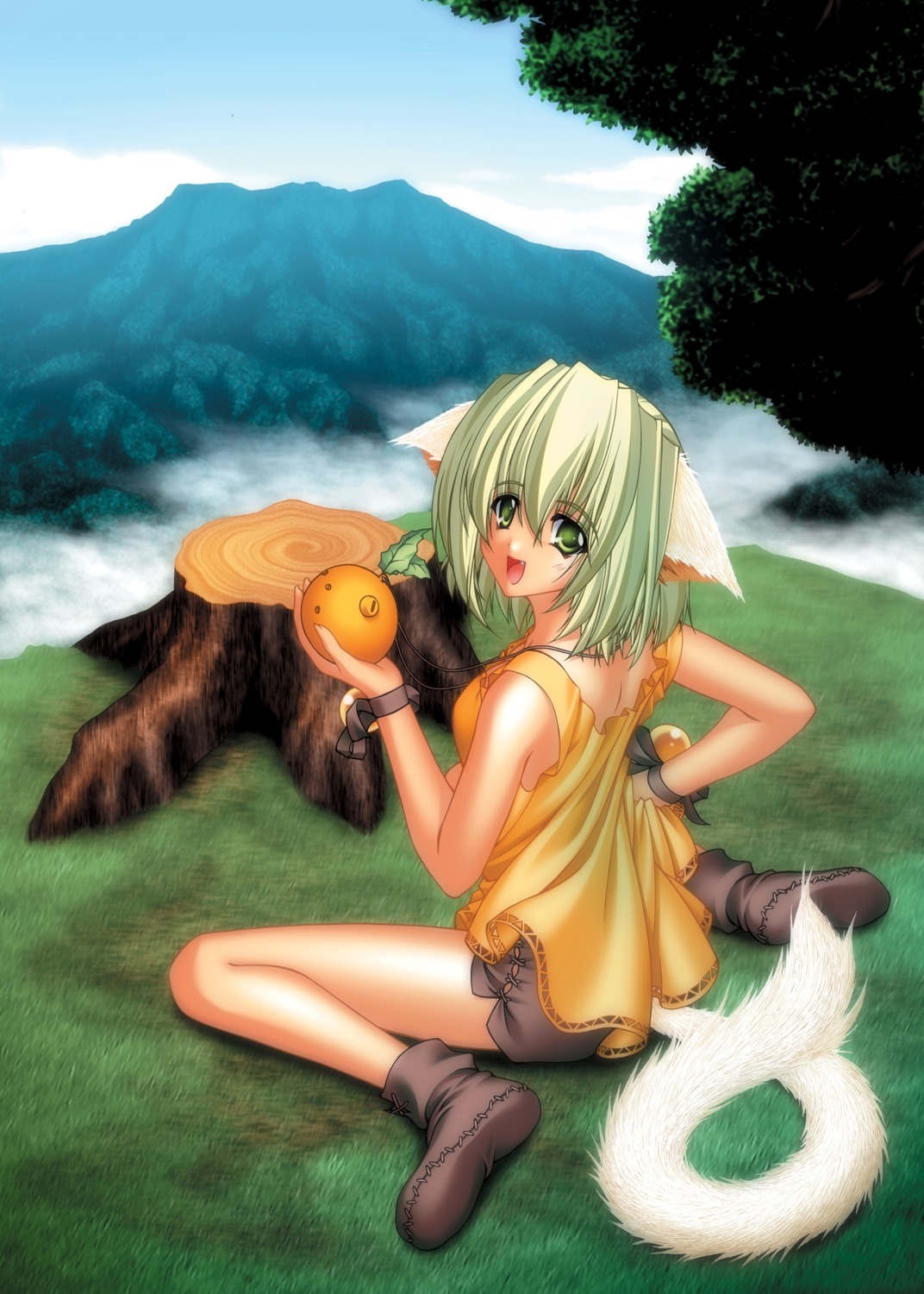 animal_ears, cynthia_(moldavite), moldavite, nekomimi, tail, tasuku