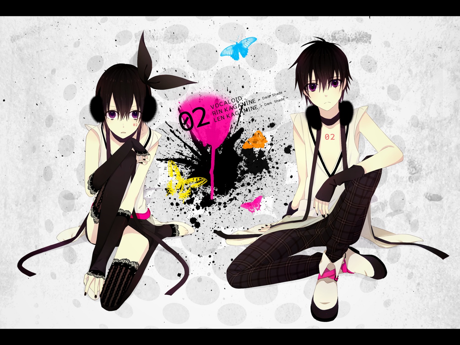 kagamine_len, kagamine_rin, kuko, vocaloid