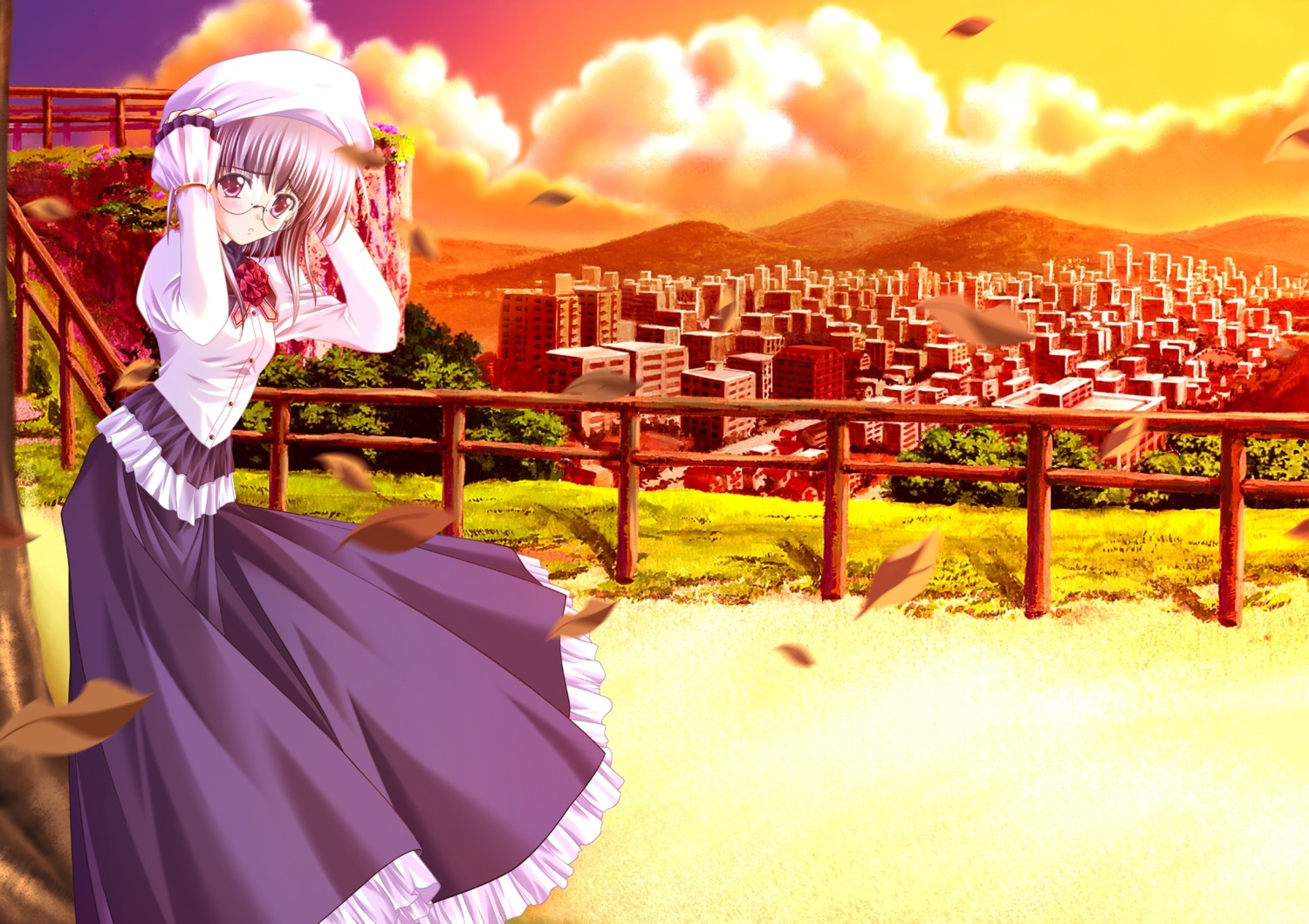 amane_sou, kusunose_anzu, megane, sayorana_etranger