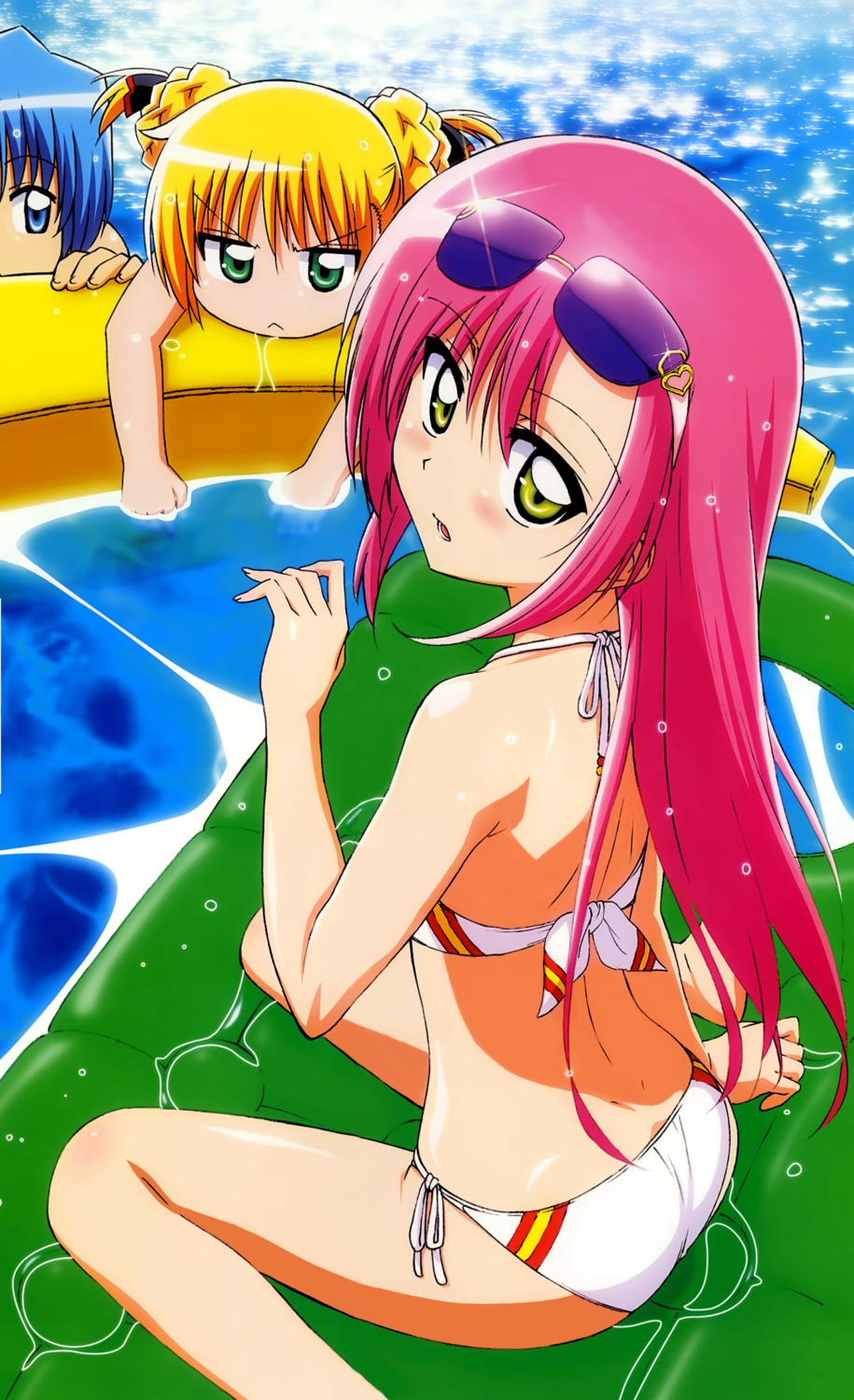 ayasaki_hayate, bikini, color_issue, hayate_no_gotoku, katsura_hinagiku, sanzenin_nagi, swimsuits