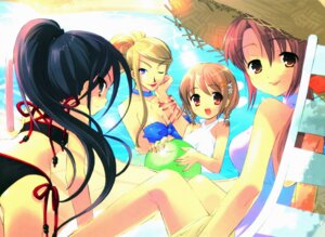 bikini, ito_noizi, margery_daw, sakai_chigusa, shakugan_no_shana, shana, swimsuits, yoshida_kazumi