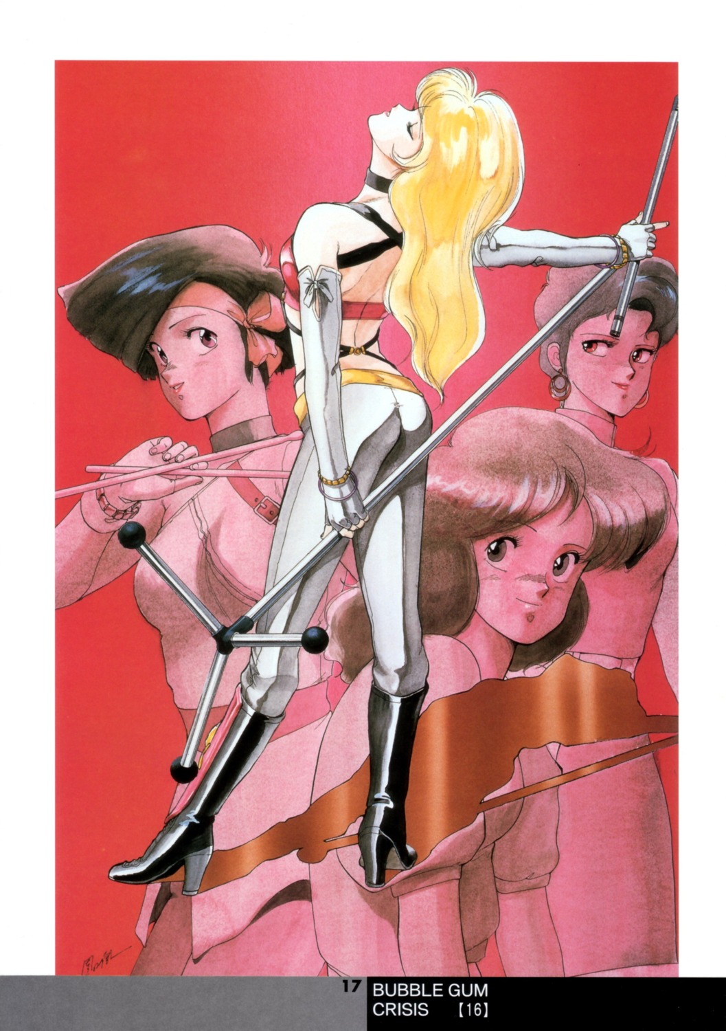 asagiri_priscilla, bubblegum_crisis, nene_romanova, sonoda_kenichi, sylia_stingray, yamazaki_linna
