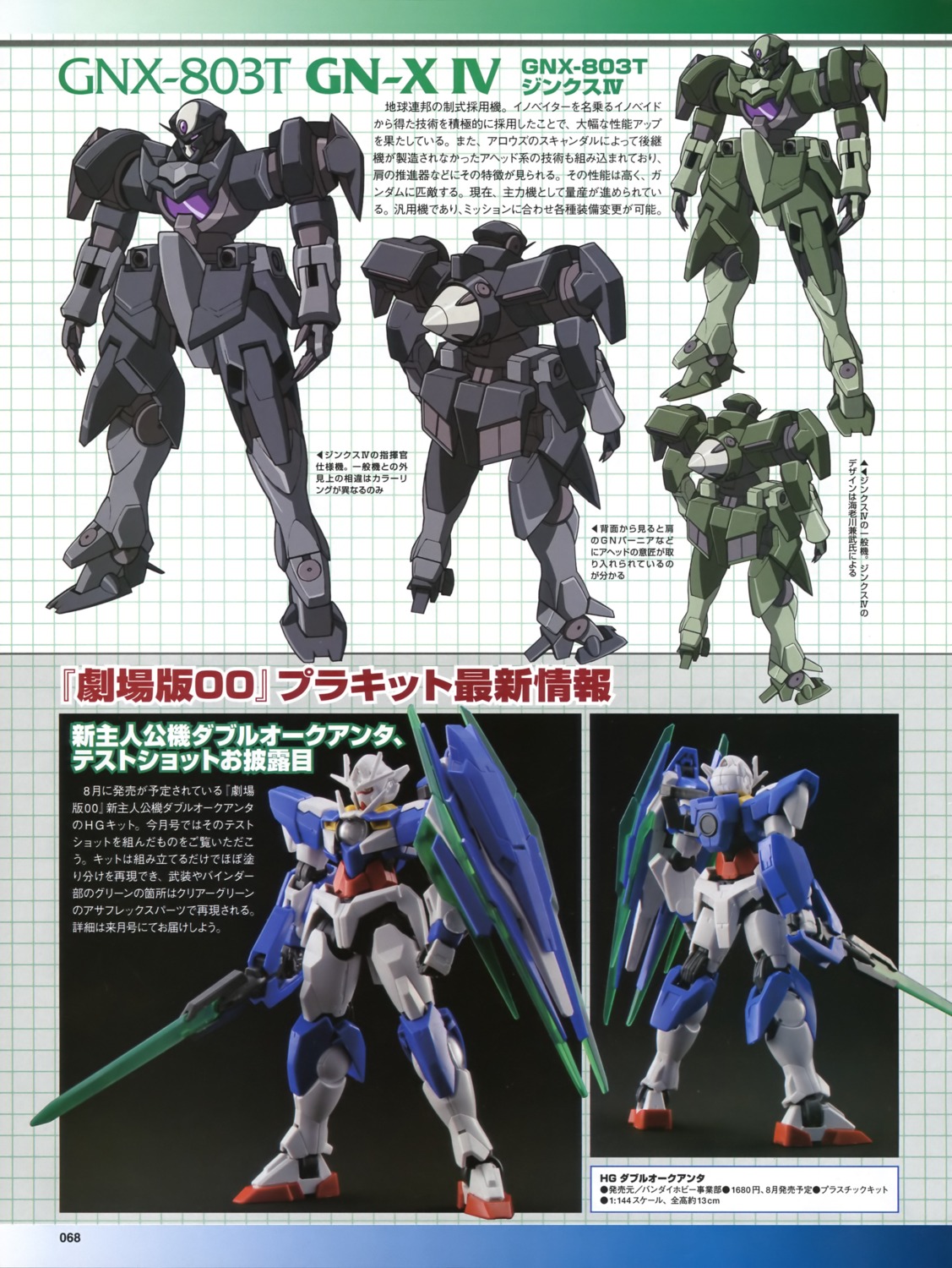 00_qan[t], character_design, ebikawa_kanetake, gn-xiv, gundam, gundam_00, gundam_00:_a_wakening_of_the_trailblazer, mecha, photo, sword