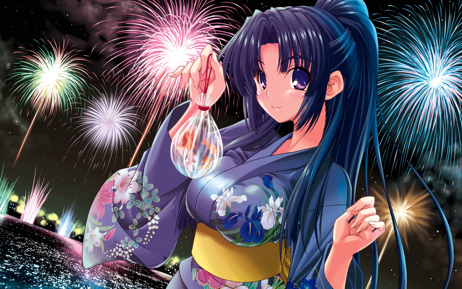 asakura_ryouko, kimono, noritama_(gozen), suzumiya_haruhi_no_yuuutsu, yukata