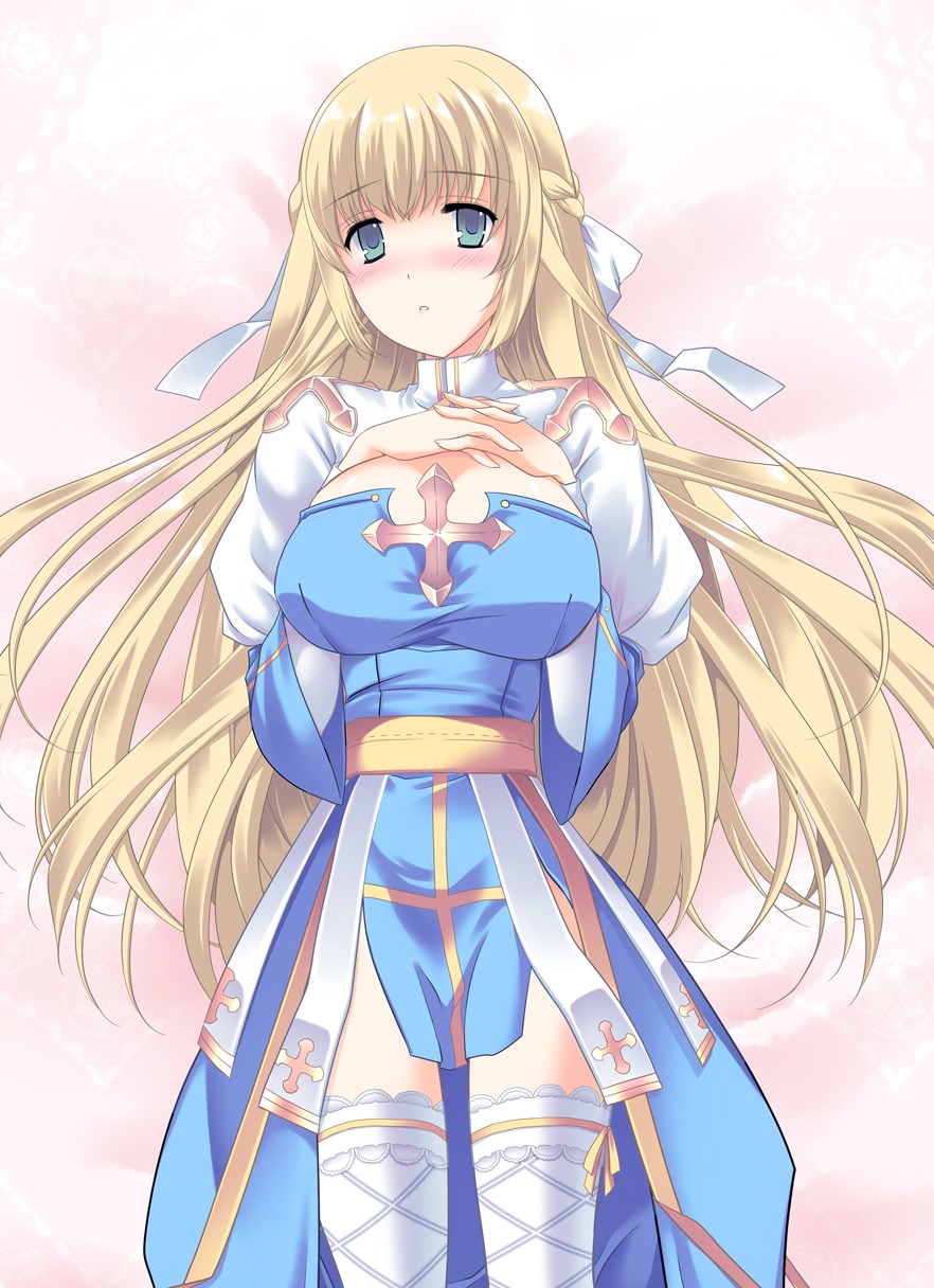 archbishop, dress, louis&visee, ragnarok_online, thighhighs