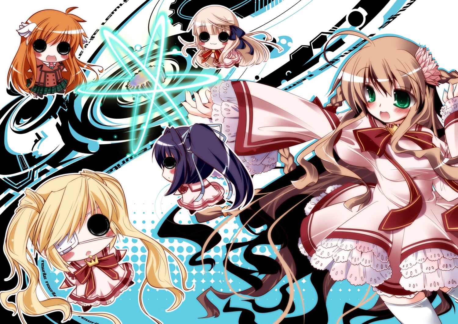 itotin, kanbe_kotori, konohana_lucia, nakatsu_shizuru, ootori_chihaya, rewrite, senri_akane