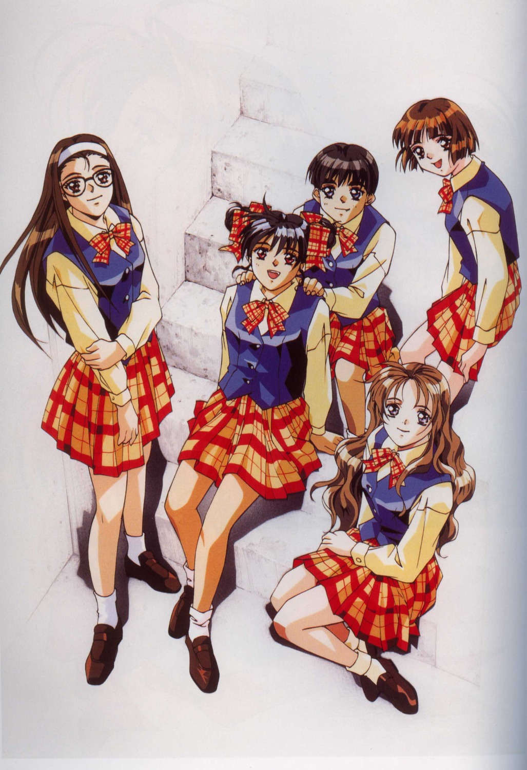 binding_discoloration, doukyuusei_2, megane, mizuno_tomomi, narusawa_yui, rin_sin, seifuku, shinohara_izumi, sugamoto_sakurako, tsuzuki_kozue