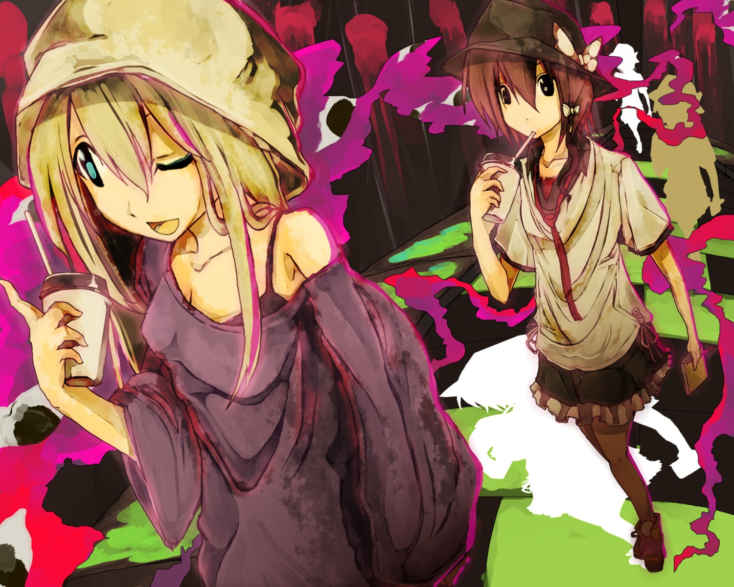 maribel_han, shinta, touhou, usami_renko