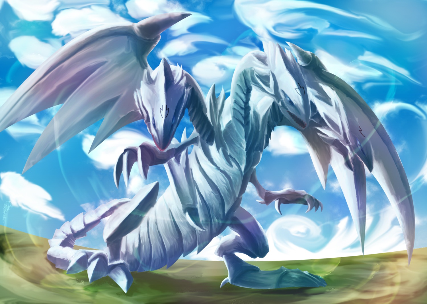 blue_eyes_ultimate_dragon, hitsuji11go, monster, yugioh
