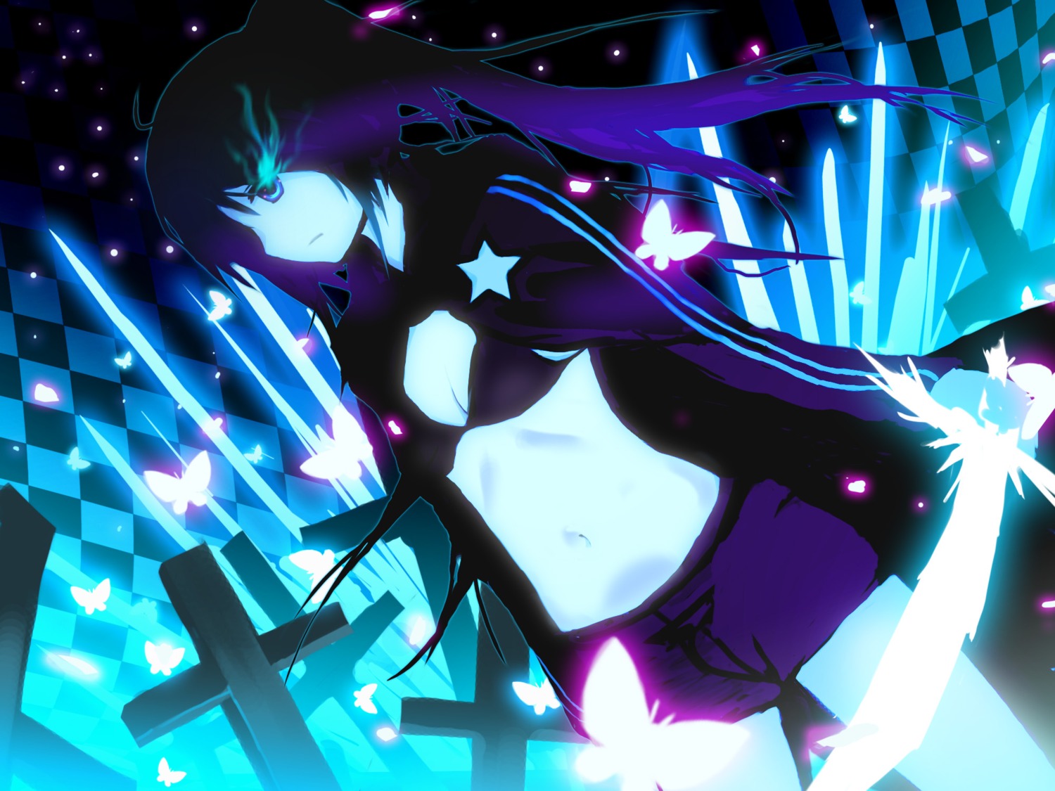 black_rock_shooter, black_rock_shooter_(character), tuanzi, vocaloid