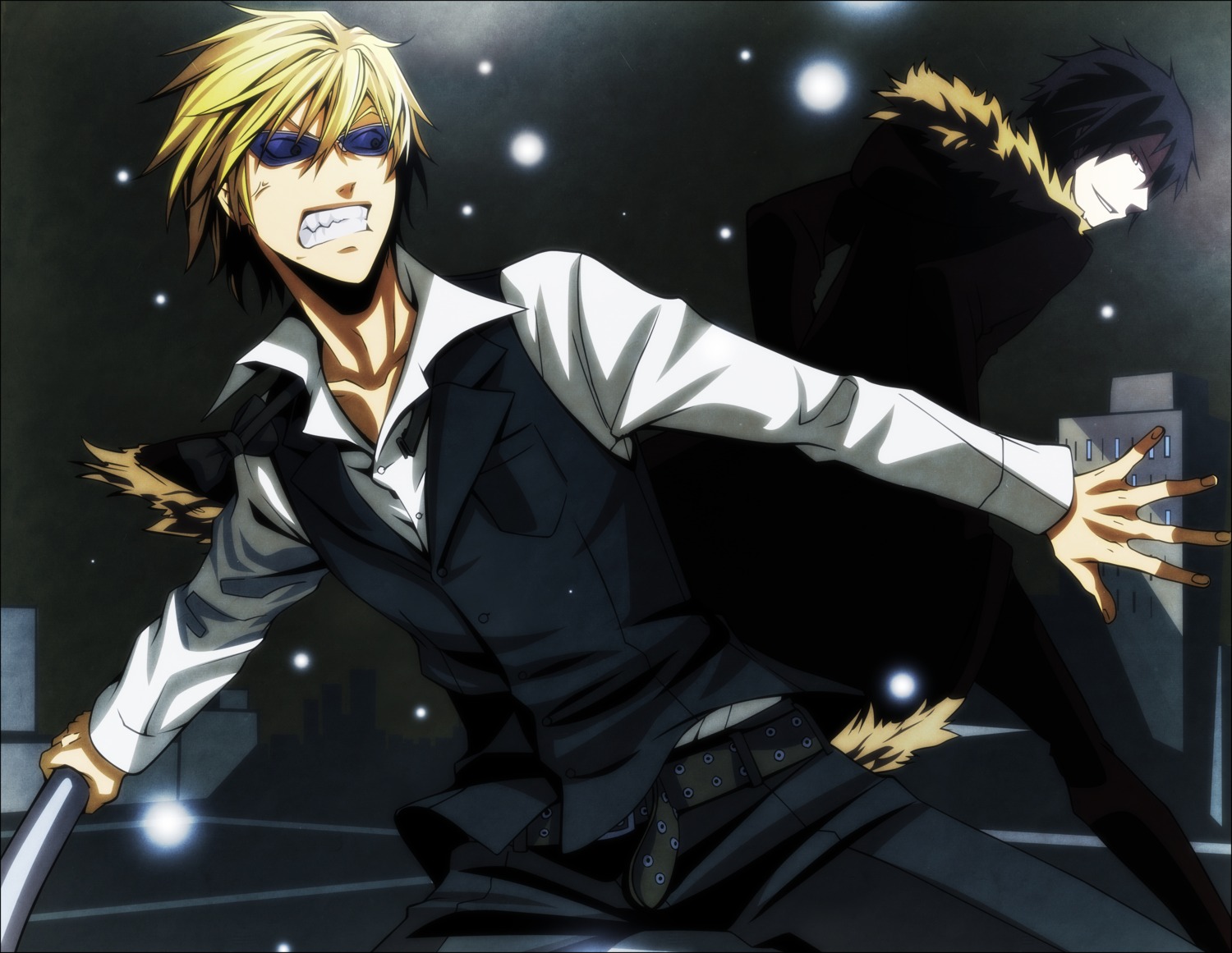 durarara!!, heiwajima_shizuo, male, orihara_izaya, scanning_dust, toboso_yana