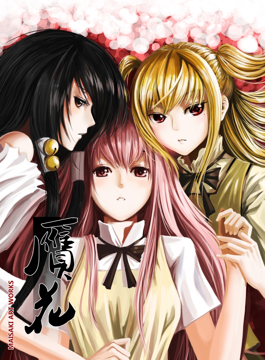crossover, fuuchouin_kazuki, get_backers, maisaki, maria_holic, shidou_mariya, takanashi_souta, trap
