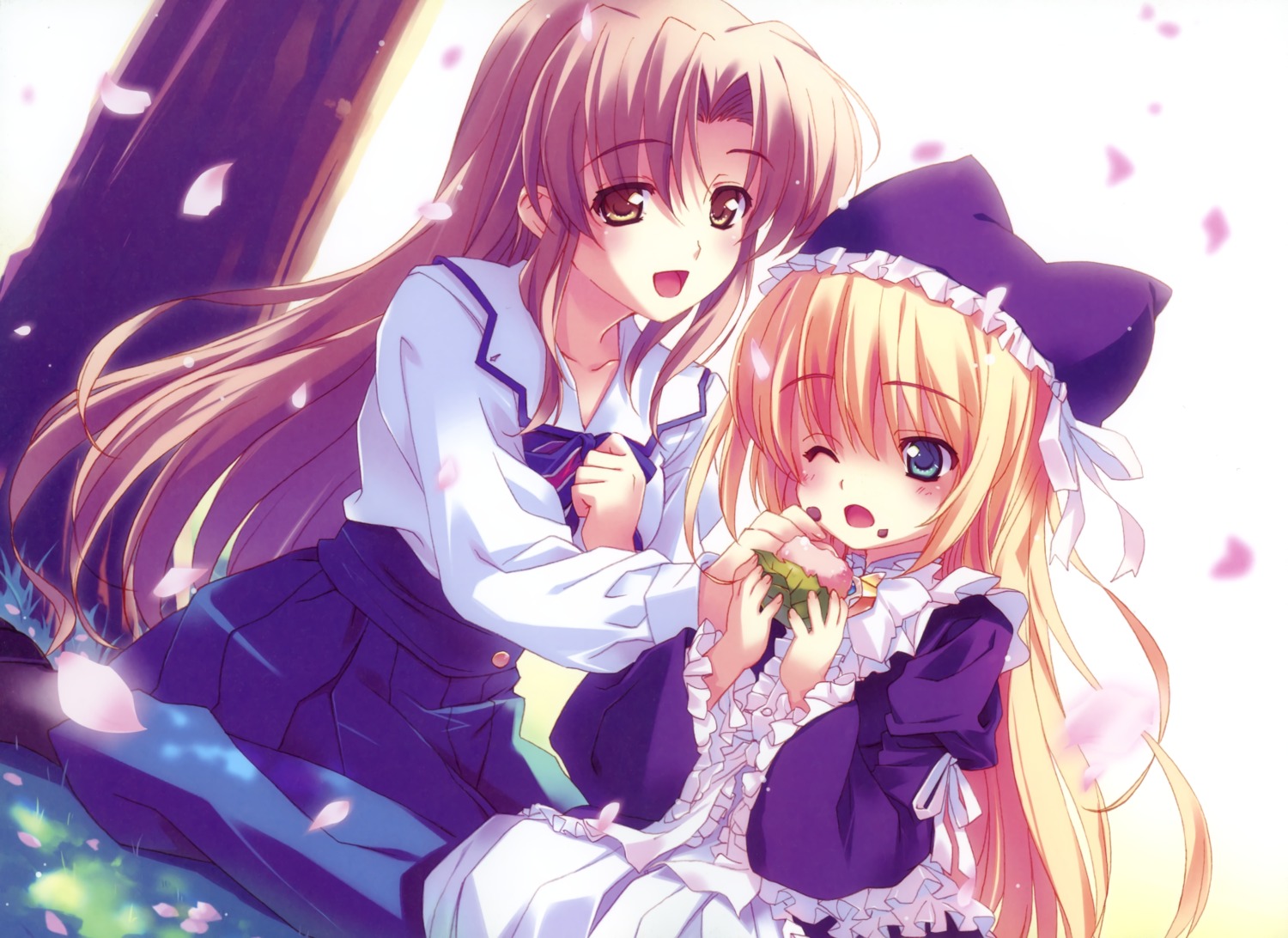 august, hozumi_sayaka, kusukusu, lolita_fashion, seifuku, wreathlit_noel, yoake_mae_yori_ruriiro_na