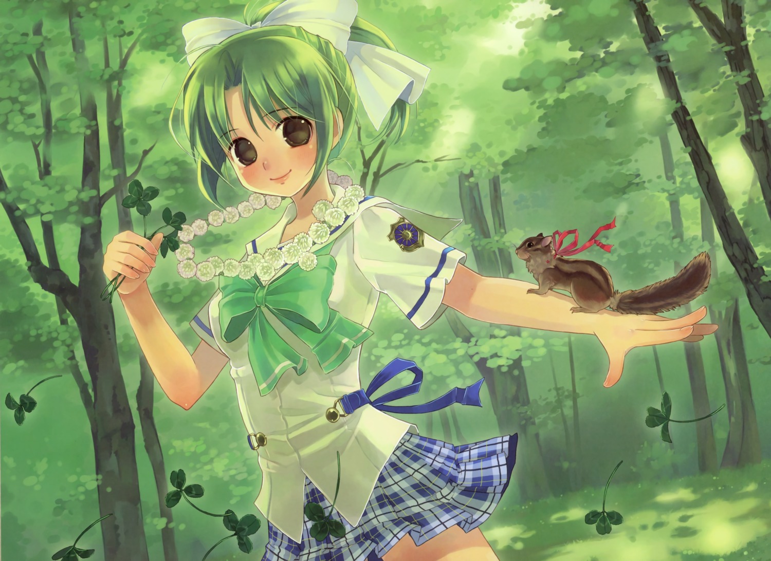 august, kuga_tsukasa, seifuku, toyama_midori, yoake_mae_yori_ruriiro_na