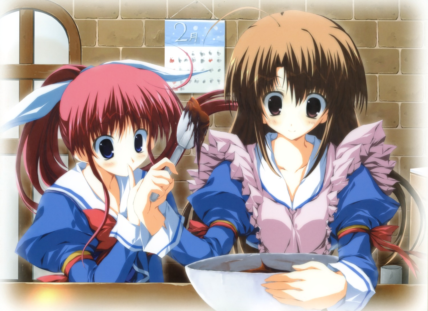 amagasaki_mikoto, august, fujieda_honami, seifuku, tsuki_wa_higashi_ni_hi_wa_nishi_ni, tsukinon