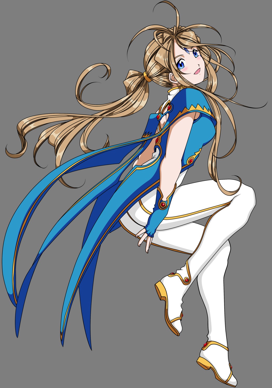 ah_my_goddess, belldandy, transparent_png, vector_trace
