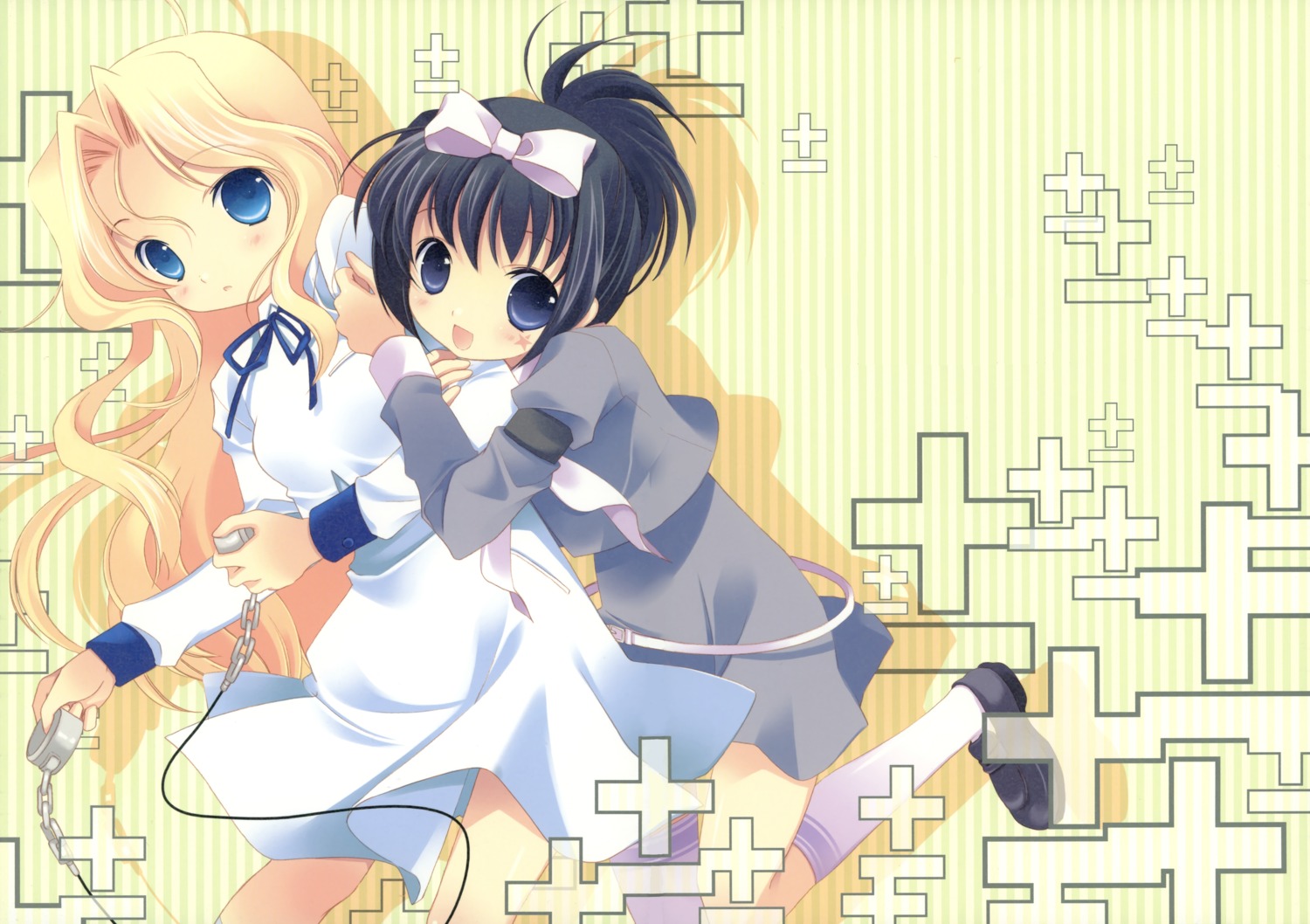 fixed, hakkaya, jpeg_fix, kunihiro_hajime, ryuumonbuchi_touka, saki, seifuku, tokumi_yuiko