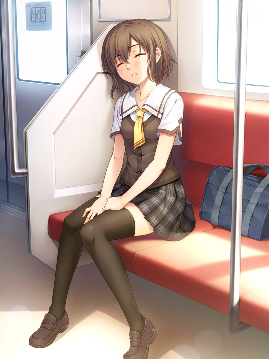 seifuku, thighhighs, yanagi_(tsukiakari)