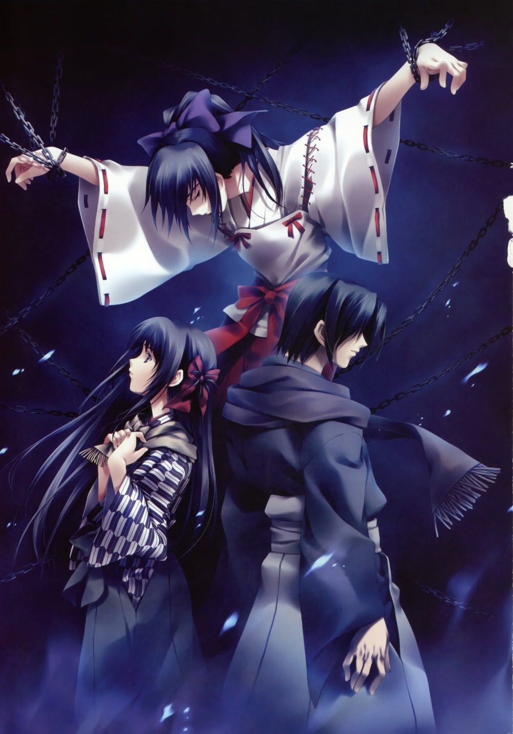 bondage, cartagra, fixme, japanese_clothes, kouzuki_kazuna, miko, sugina_miki, takashiro_shugo