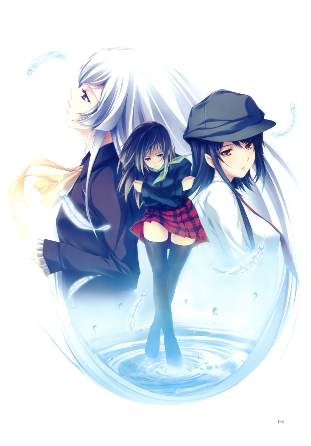 mikanagi_qwon, pianissimo, shirakawa_ayane, sugina_miki, tachibana_mikage, thighhighs