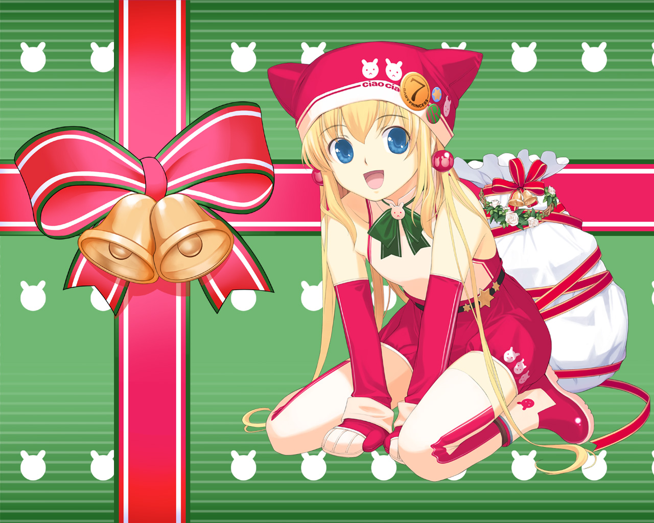 amatsuka_rikka, baby_princess, christmas, mibu_natsuki, thighhighs, wallpaper