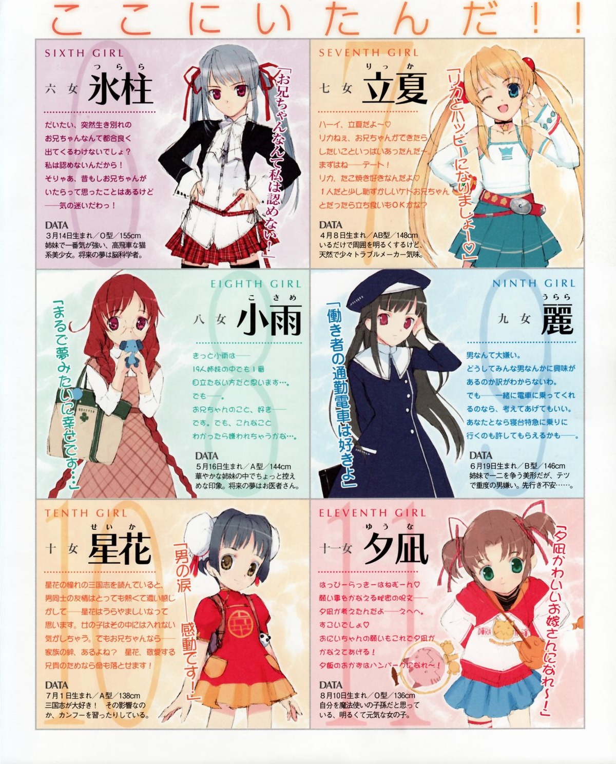 amatsuka_kosame, amatsuka_rikka, amatsuka_seika, amatsuka_tsurara, amatsuka_urara, amatsuka_yuuna, baby_princess, dress