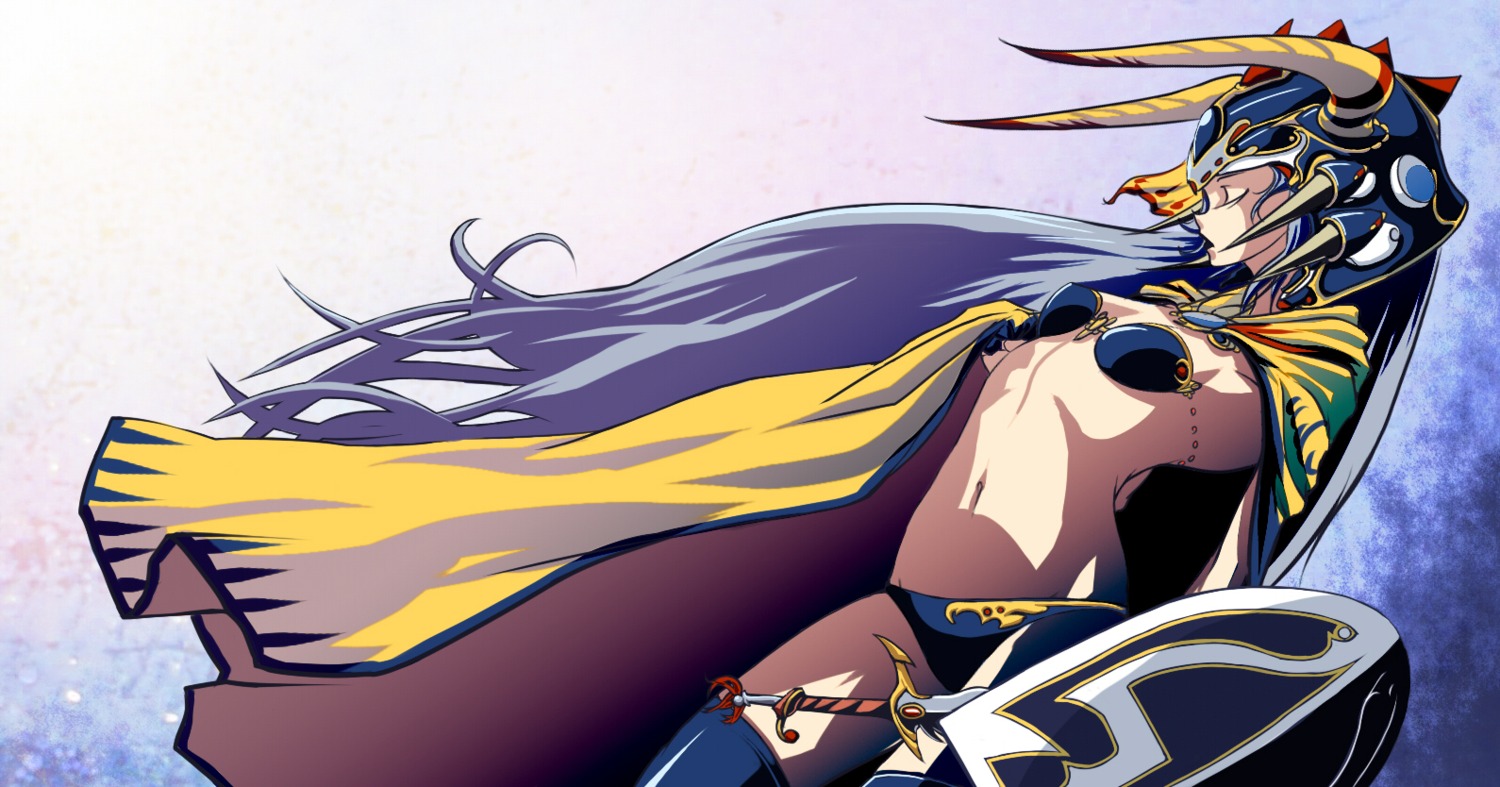 bikini, dissidia_final_fantasy, final_fantasy, final_fantasy_i, genderswap, mubouou_aasaa, swimsuits, sword