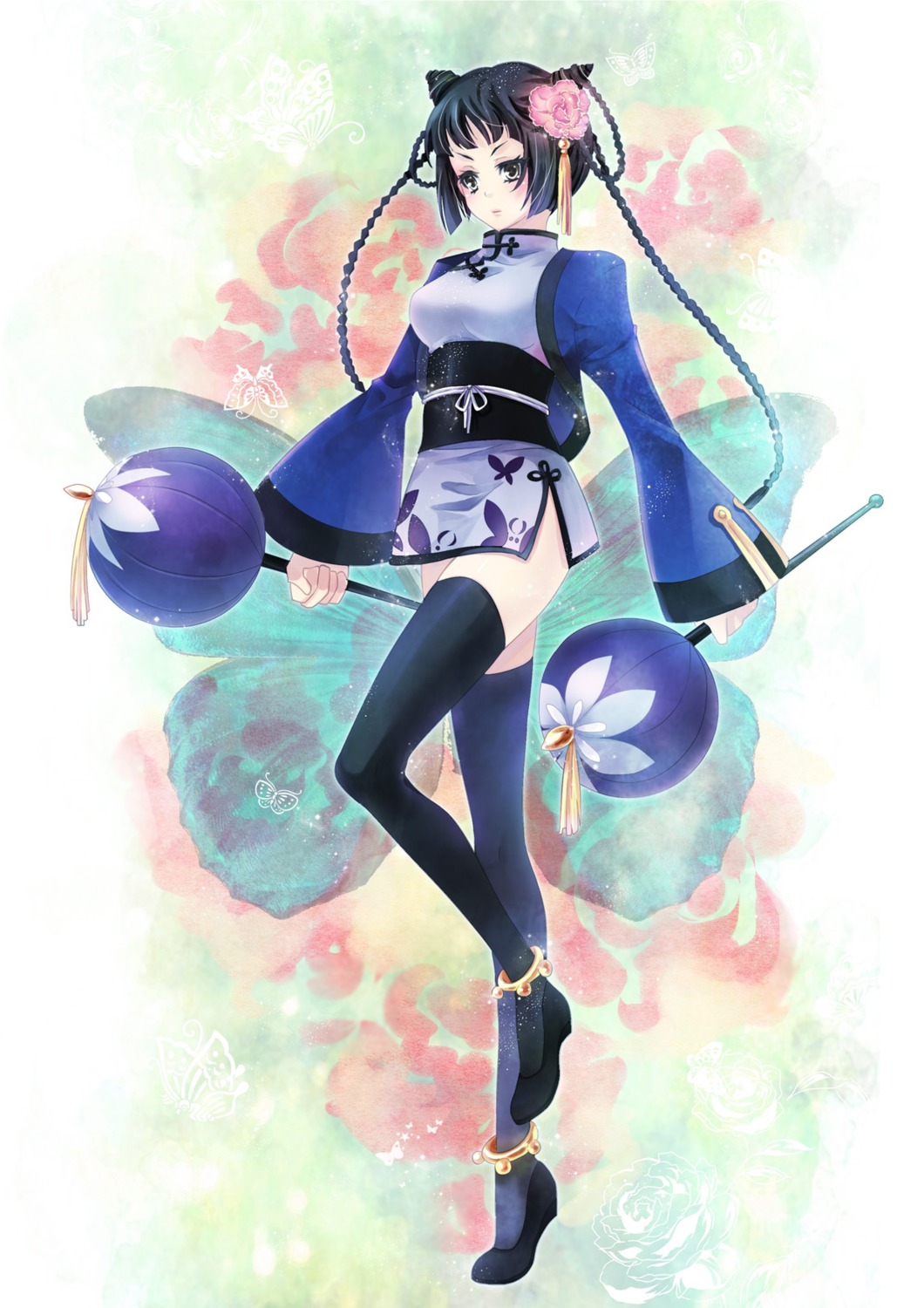 chinadress, kuroshitsuji, momoko, ranmao, thighhighs