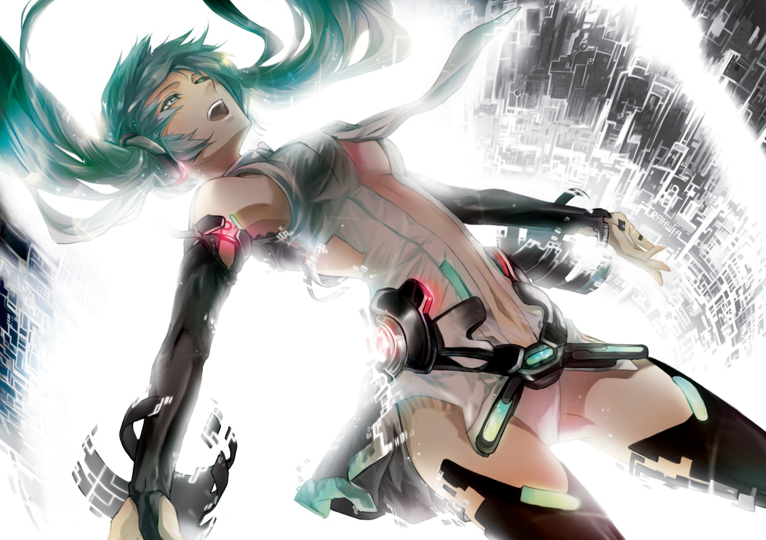 hatsune_miku, miku_append, rahwia, vocaloid, vocaloid_append