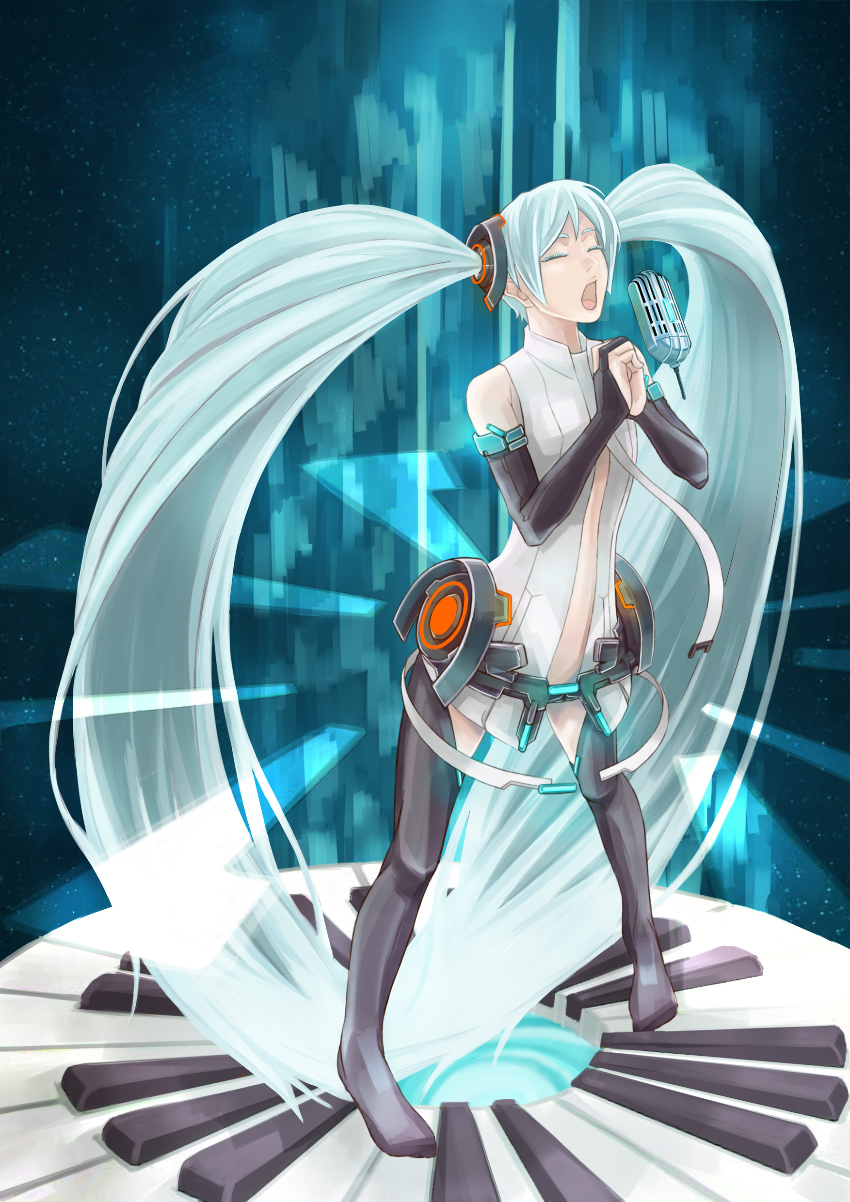 ajks, hatsune_miku, miku_append, vocaloid, vocaloid_append