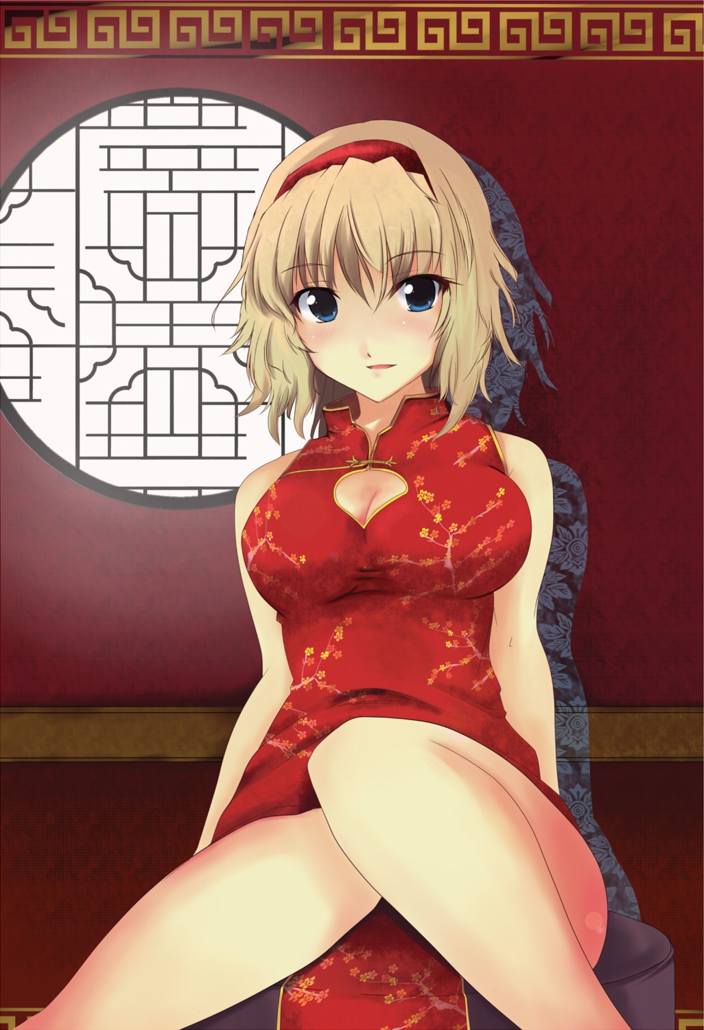 alice_margatroid, beegle, chinadress, touhou