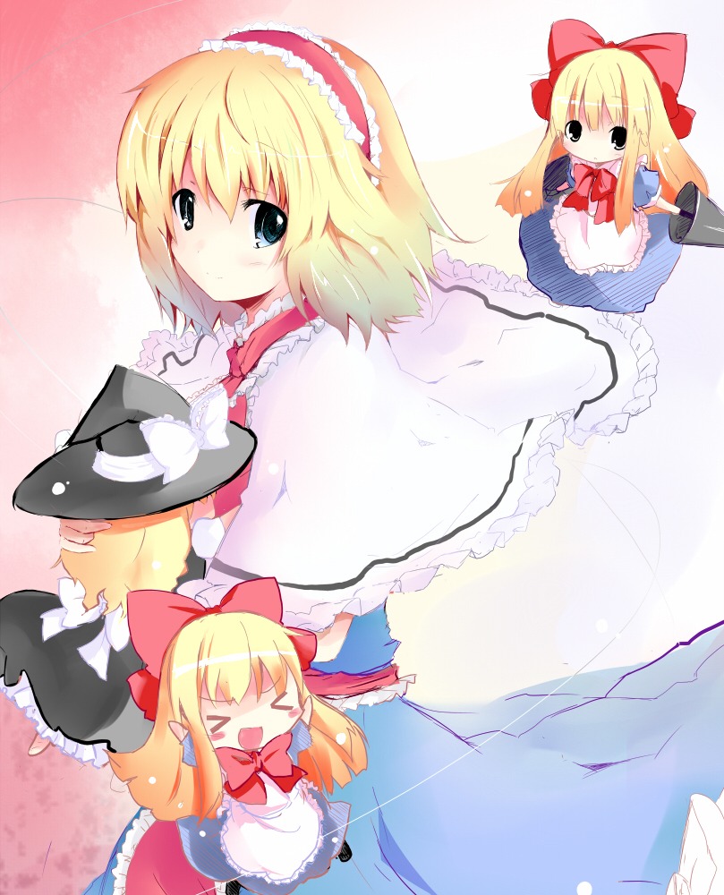 alice_margatroid, kirisame_marisa, shanghai_doll, shichinose, touhou