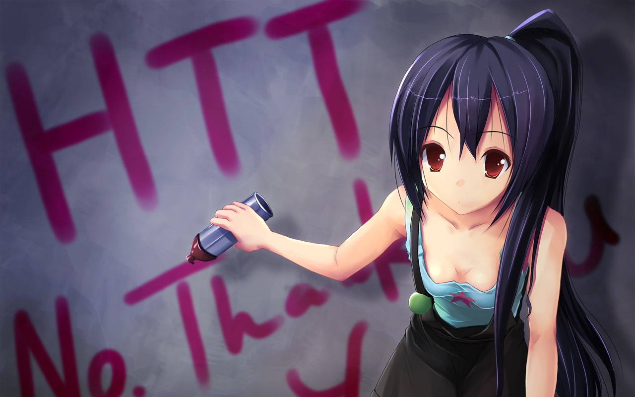 k-on!, nakano_azusa, syakatan, wallpaper