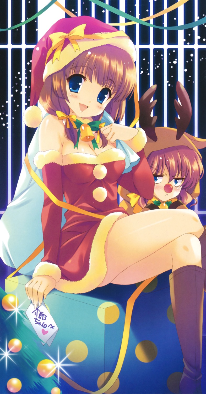 christmas, mm!, sado_shizuka, sado_tomoko, sakura_koharu, scanning_dust, screening