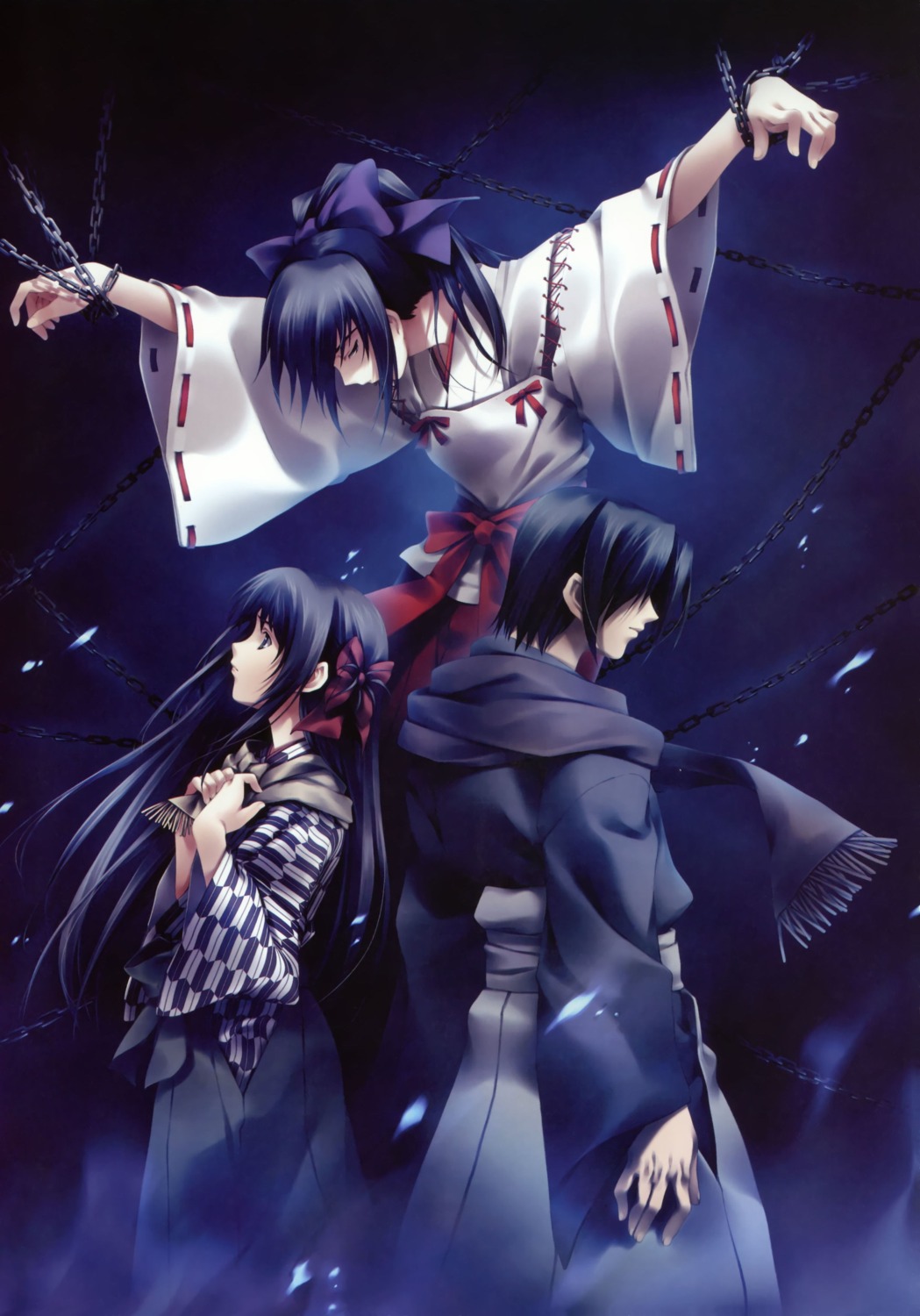 bondage, cartagra, fixed, japanese_clothes, jpeg_artifacts, jpeg_fix, kouzuki_kazuna, miko, sugina_miki, takashiro_shugo