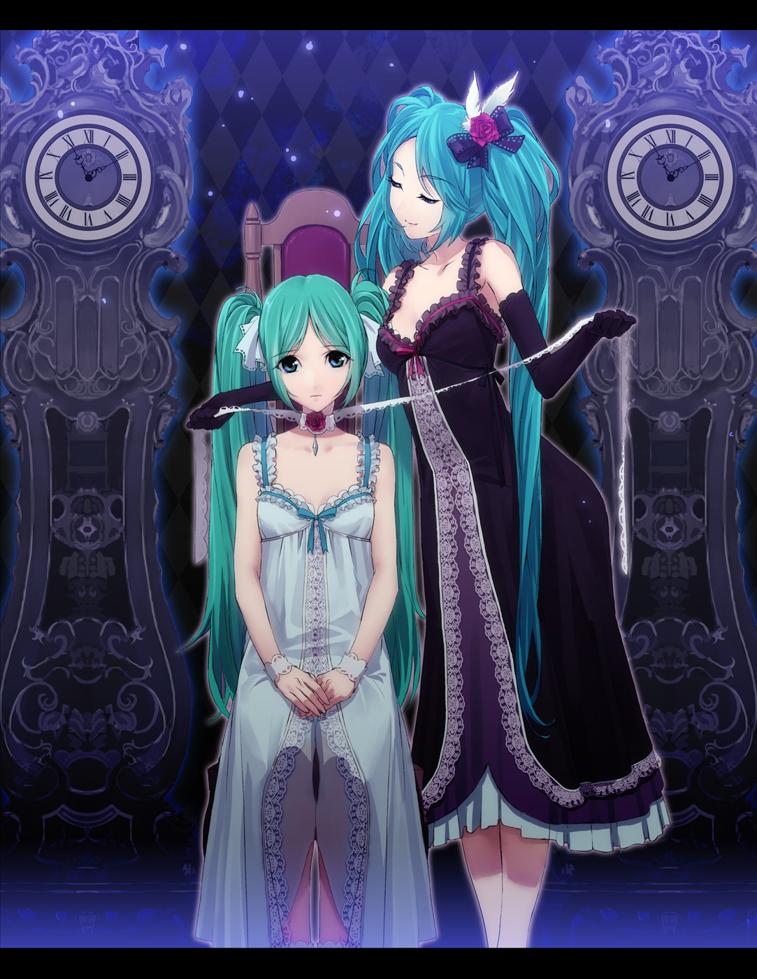 hatsune_miku, vocaloid, yahako