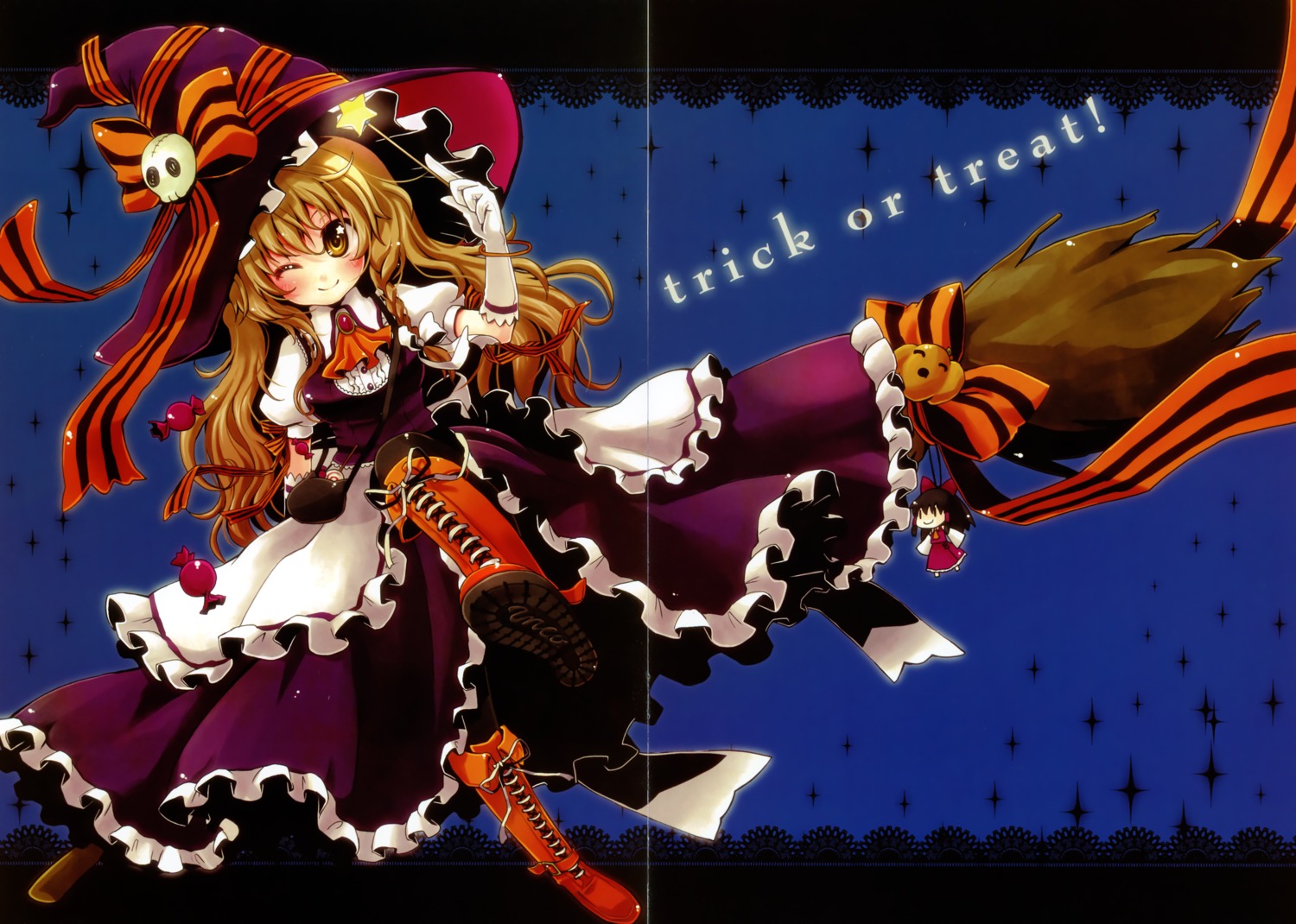 fixme, gap, halloween, kirisame_marisa, meltdown_comet, touhou, witch, yukiu_con