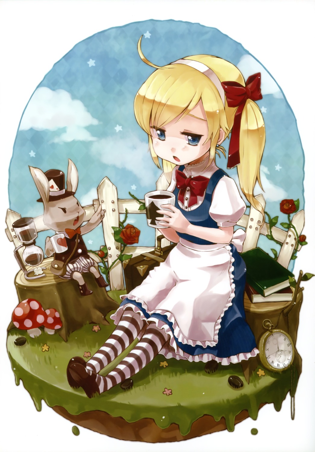 alice, alice_in_wonderland, dress, meltdown_comet, white_rabbit, yukiu_con