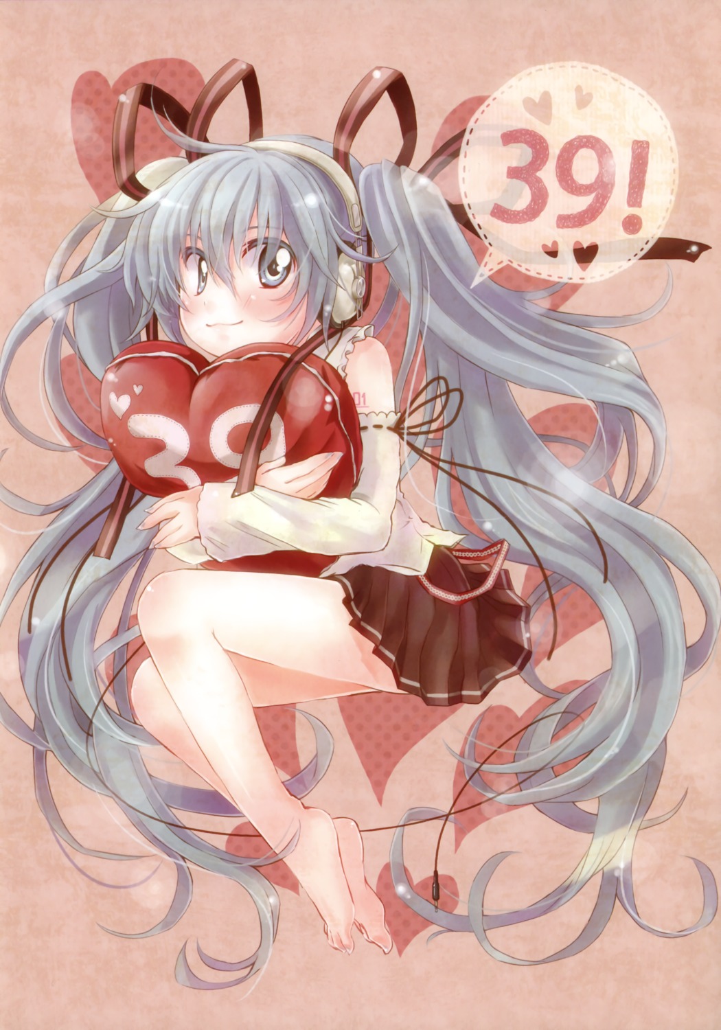 hatsune_miku, headphones, meltdown_comet, vocaloid, yukiu_con