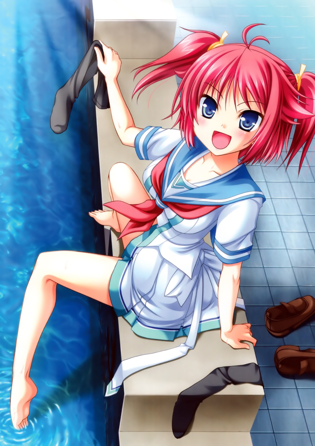 alto_seneka, feet, hiiragi_yuka, natsuiro_penguin, seifuku