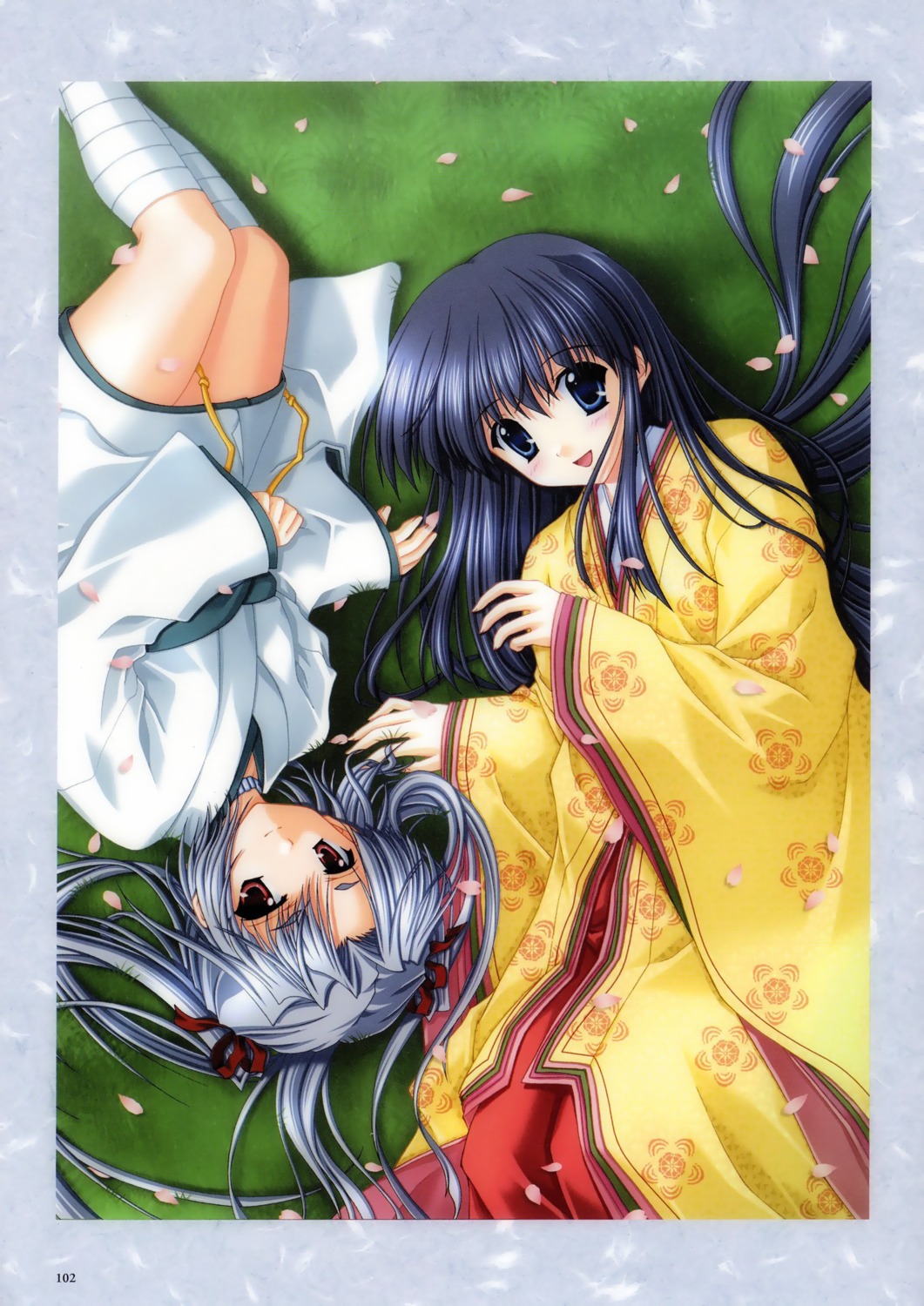 japanese_clothes, kimono, nanao_naru, sakura_~setsugekka~