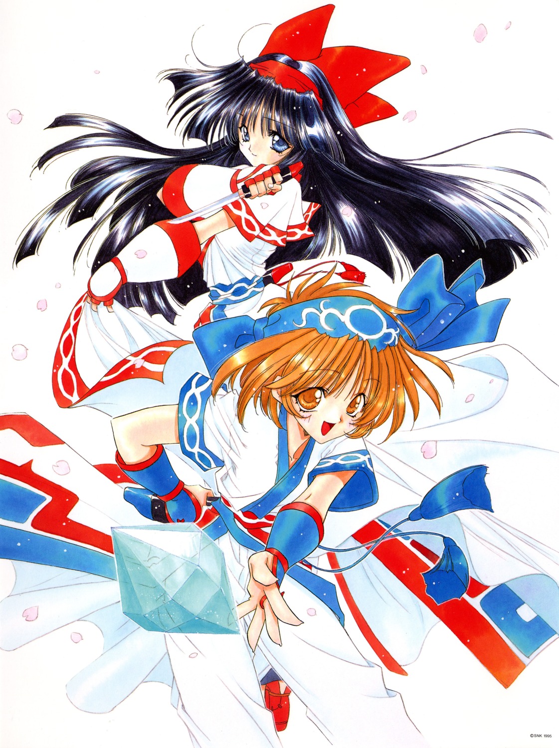 nakoruru, nanase_aoi, rimururu, samurai_spirits, snk