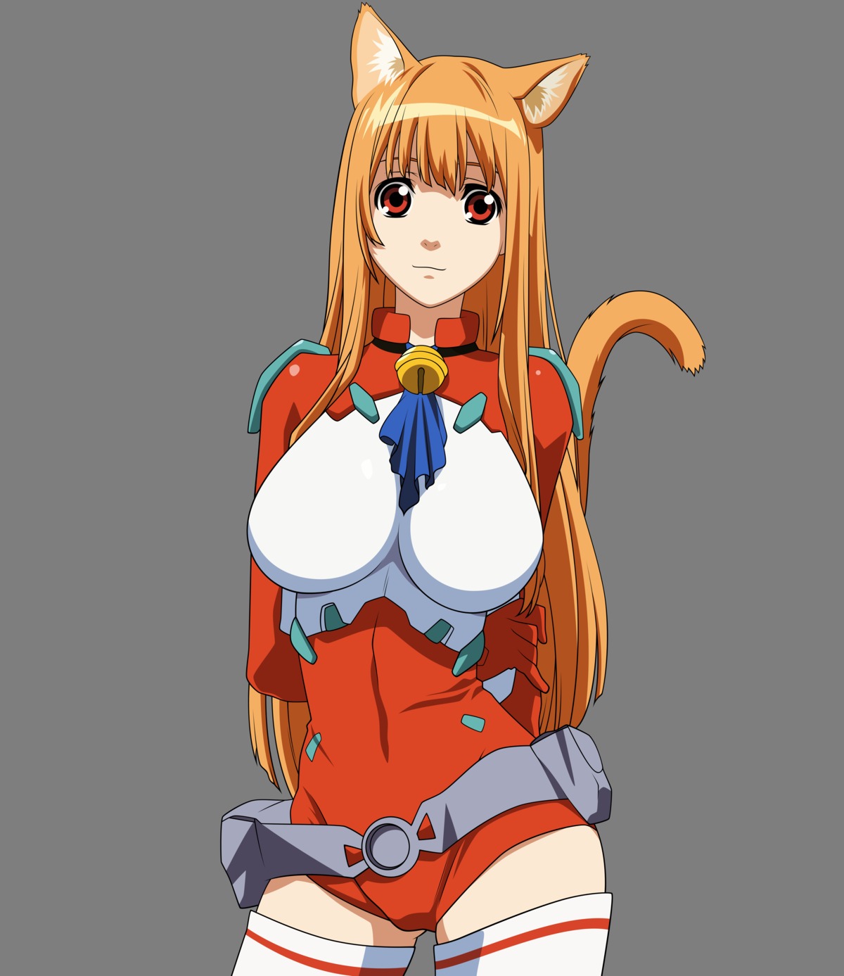 animal_ears, asobi_ni_iku_yo!, eris, nekomimi, tail, thighhighs, transparent_png, vector_trace